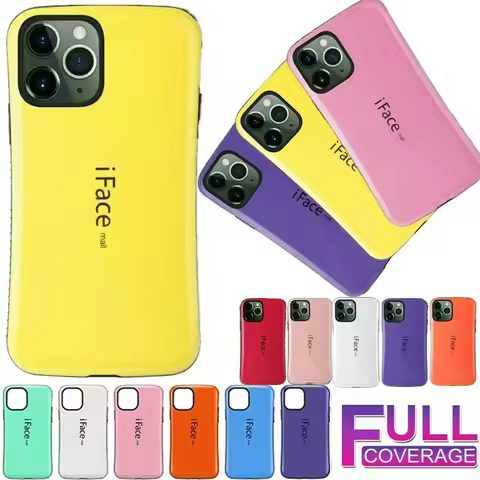 Shockproof Case For iPhone 16 15 12 11 Pro MAX XS XR X Case Iface Mall Full Protect PC Cover For iPh