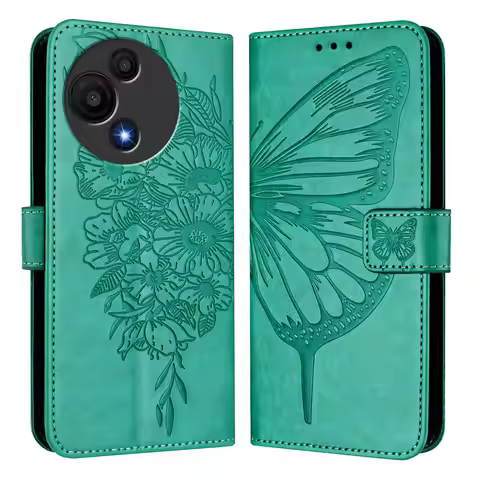 Magnetic Card Slots Leather Butterfly Phone Case For TCL 60 Nxtpaper 60 XE 60 SE Nxtpaper 605 60R Fl