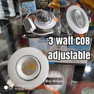 5 watt warmwhite adjustable cob led downlight