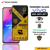 Tempered Glass ESD Anti Spy 0.18 mm Vivo X27 X23 X21 Z5X Z5 Z3X Z3 Z1X Z1 Pro Z1 Full Screen Anti Pr