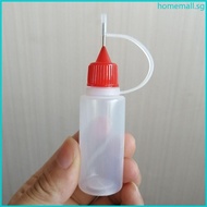 HO 10pcs 30ml Plastic Squeezable Tip Applicator Bottle Dropper Bottles with Needle