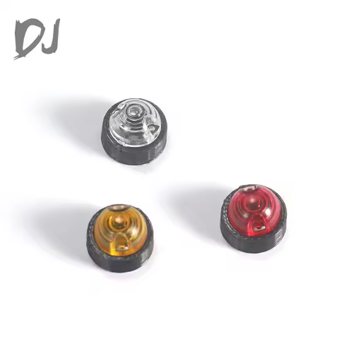 DJ 1/10 Rc Car Round Lamp Cups Lampshade Taillight Light Cover Universal DIY Modified Lights Crawler