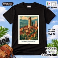 ITALY SOUVENIR T-SHIRT 5 WEAR ITALY COUNTRYTAG COTTON 24S SOUVENIR PREMIUM GIFT