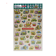 日本版 Sanrio Character 青蛙仔 Keroppi KEROKEROKEROPPI 貼紙 燙金獎勵貼紙 平行進口 KERO KEROPPI