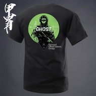 New military style forward-looking observation group round neck short sleeved men's plus size 100% P