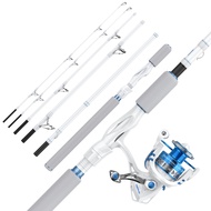 KastKing Centron Lite Travel Fishing Rod and Reel Combo, Packable Twin-Tips Spinning Combos, Lightwe