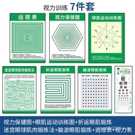 Vision Training Chart Astigmatism Correction Myopia Hyperopia Expression Eye Muscle Training Exercis