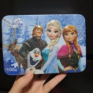 100片 木質拼圖 冰雪奇緣 frozen anna elsa puzzle