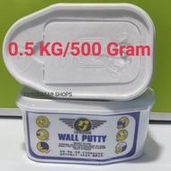 Dempul RJ London Wall Putty 0.5kg /500 gram Dempul Serbaguna Multifungsi Motor Mobil Sepeda Besi Log