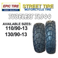 Epic Tire (TL044) Dual Sports Tire For HONDA ADV150, HONDA PCX160 , YAMAHA NMAX, EASYRIDE -110/90-13; 130/60-13