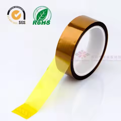 0.055mm x 33m High Temperature Resistant Tape Heat Dedicated Tape Polyimide Tape for BGA SMT Printer