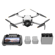 DJI Mini 4 Pro Fly More Combo with DJI RC 2, Mini Drone with 4K HDR Video, Under 0.549 lbs/249 g, 3 