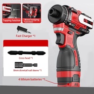 ABWJ 80N.m 18V Brushless Electric Drill Cordless Knockable Driller Driver Screwdriver Li-ion Battery