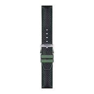 TISSOT OFFICIAL GREEN LEATHER AND RUBBER STRAP LUGS 22 MM (T852046787)