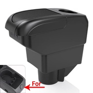 For Ford Fiesta Armrest Car Storage Box For Ford Fiesta 3 Car Armrest Box 2011-2018 Accessories Car 