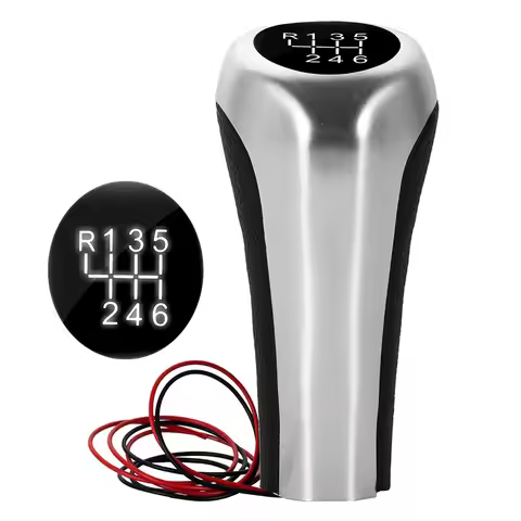 1pc New Elegant LED Light Manual Car Gear Shift Knob Stick 5 Speed 6 Speed for BMW 1 3 5 6 7 Z8 Z5 Z