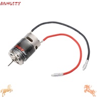 ANHUITYJ RC Brushed Motor, High Torsion Stainless Steel Brushed RC Motor, Durable 390 28T Low Noise 