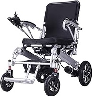 Fashionable Simplicity Electric Wheelchair Power Wheelchair Electromagnetic Brake Reversing Reminder Anti-Roll Rear Wheel Folding Lightweight For Old Man Disabled Lithium Battery Portable