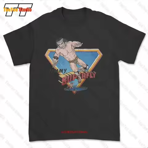 Jimmy Superfly Snuka Retro Wrestling T-shirt Tee QACV