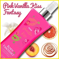 ◐ ✎ ✲ BODY FANTASIES Pink Vanilla Kiss Fantasy Body Spray 236ml