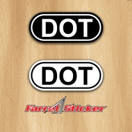 DOT STICKER 4CM DOT HELMET STICKER