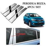 Perodua Bezza Car Chrome Door Window Pillar 1 set