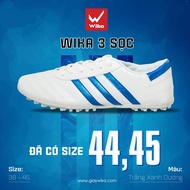 Giày Đá Bóng Wika 3 Sọc Da Nhăn Giày Đá Banh Wika 3 Sọc Chính Hãng Đã Khâu Toàn Bộ Đế