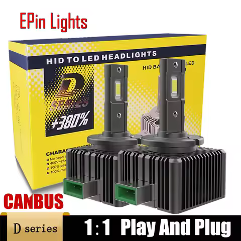 2PCS Car Lights D1S D3S LED D2S D4S D8S D5S CANBUS LED Headlight Bulbs 70W 6000K For VW Passat for T