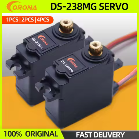 1/2/4PCS Corona DS238MG Digital Servo Metal Gear 4.8V/6.0V 22g DS-238MG For RC Control FPV Airplane 