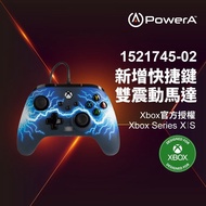 【PowerA】|XBOX 官方授權|增強款有線遊戲手把(1521745-02) - 閃電