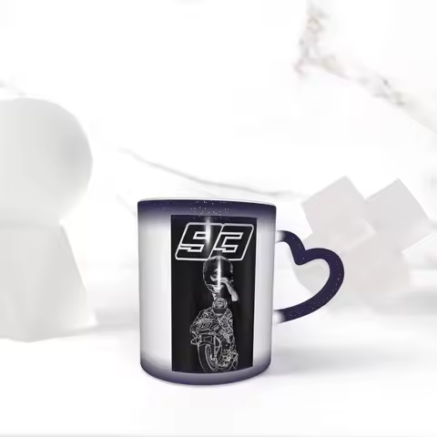 Motorcycle Marc Marqueze 93 Mug Funny Ceramic Coffee Cups Tea Mugs Milk Cup Drinkware Gift for Woman