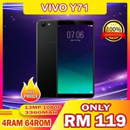 VIVO Y71 4RAM 64ROM 4G INTERNET 3360 BATERI 6.0 INC BIG SCREEN ANDROID 7