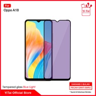 YITAI Tempered Glass Glow Bening Anti Spy Blue Glare Oppo A18