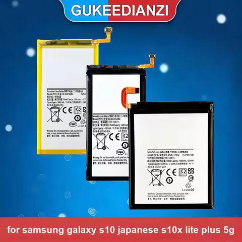 3300-4500mAh For Samsung Galaxy S10 Japanese s10x Lite Plus 5G Mobile Phone Battery GB-S10-555962-01