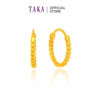 TAKA Jewellery 916 Gold Hoop Earrings