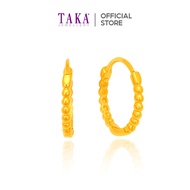 TAKA Jewellery 916 Gold Hoop Earrings