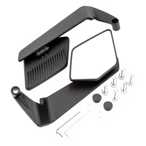 A95E-Motorcycle Accessories For MT 03 07 09 R1 R3 R7 XMAX Adjustable Stealth Winglets Mirror Mirrors