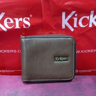 leather wallet jenama Kickers 100%leather original Kickers