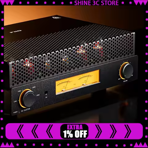 FiiO EA13 Desktop Vacuum Tube Audio Power Amplifier, Hi-Fi Audiophile Electronic Tube Amplifier