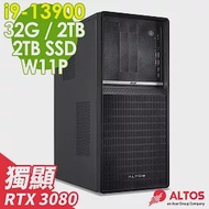 Acer P130F9 商用工作站 i9-13900/32G/2TSSD+2TB/RTX3080/700W/W11P