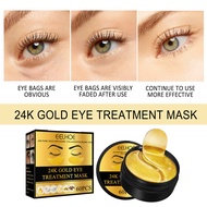 EELHOE 24K Gold Eye Mask Fades Eye Bags Firming Moisturizing Lifting Eye Corners Fine Lines Eye Care