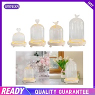 [Iniyexa] Glass Cloche Dome, Cloche Dome, Micro Landscape Holder, Display Cabinet, Nordic