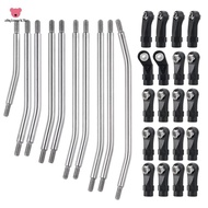 313mm RC Links Upper Lower Linkage Chassis Link Set with Plastic Rod Ends for 1/10  SCX10 II 90046 R