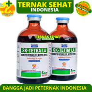 SK TETRA LA 100ML SAKAN - Antibiotik Hewan Spektrum Luas Atasi Infeksi Pada Ternak Long Acting