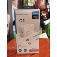 Charger USB-c to Type C 30W Vivan C30C/C30S