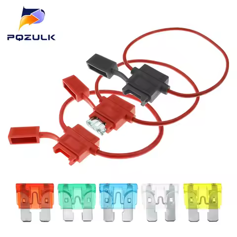 Medium Car Waterproof Fuse Holder Socket 32V 18/16/14/12/10 AWG Auto Motorcycle Motorbike Blade Fuse