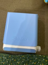 日本 Printoss 藍色 手機相片列印機 相印機+底片2盒（全新）
