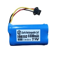 Battery Charger For RC Car 2x Li-ion 18650 Black Socket 3 Pin 7.4V 6800mAh Battery