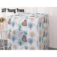 MESIN New Motif Washing Machine Cover (Top Open) 10Kg Washing Machine Cover/