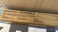 全新Monster soundbar 3，只開盒測試過，送光纖線